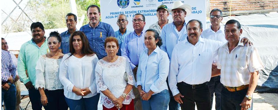 Apoya Jaime Cuevas al COAPA de San Juan de Abajo para mejorar el sistema de agua potable